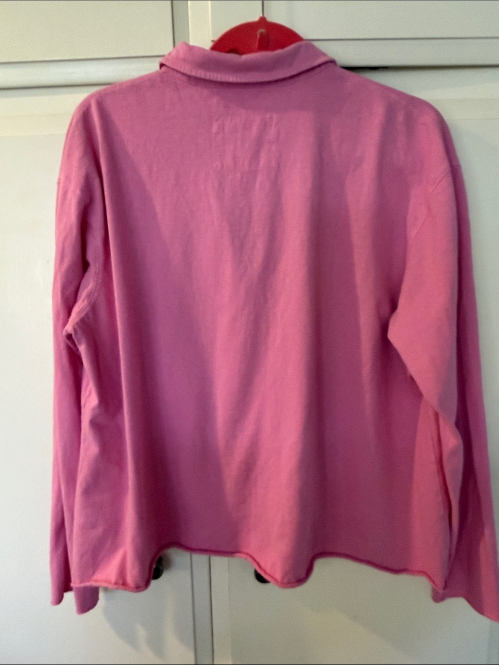 Frank & Eileen Pink Long-Sleeve Popover Polo - Picture 6 of 10